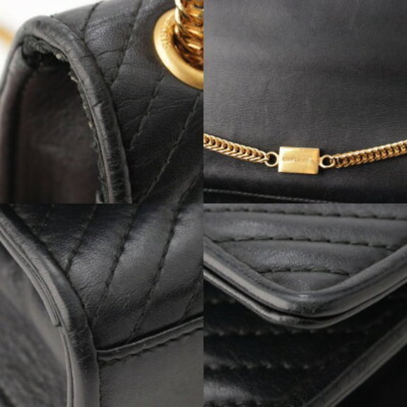 SAINT LAURENT Classic Kate Tassel Chain Shoulder Bag Black - Picture 8 of 10